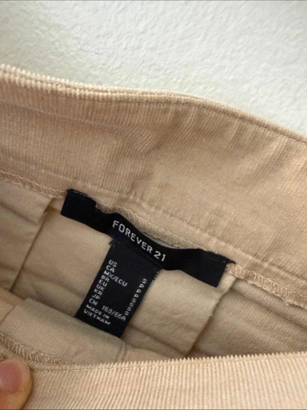 Forever 21 Tan Pleated Circle Skirt